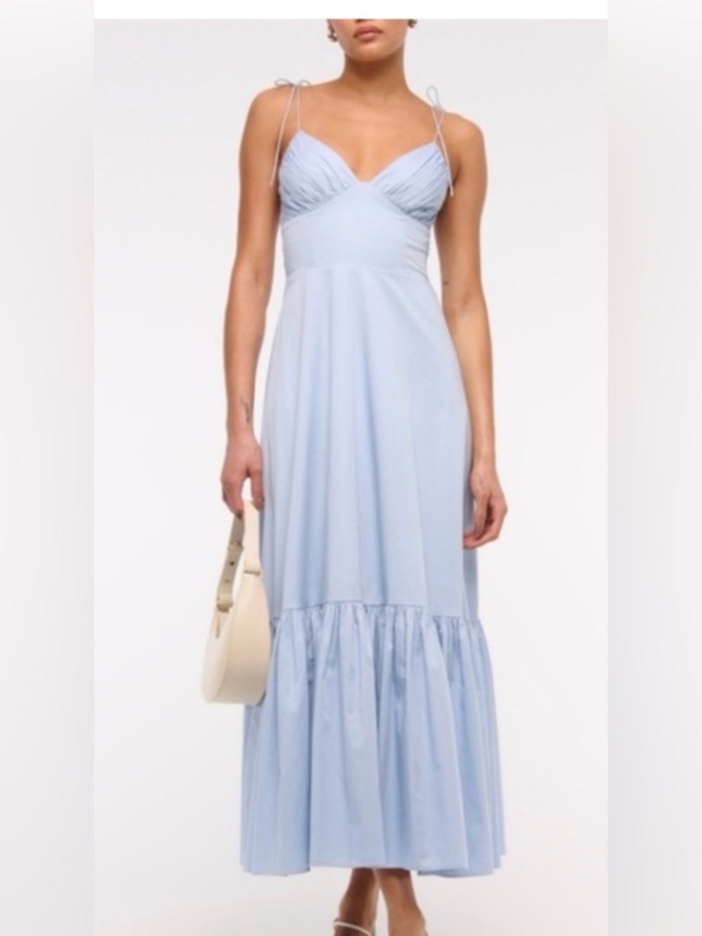 Abercrombie & Fitch light blue maxi dress